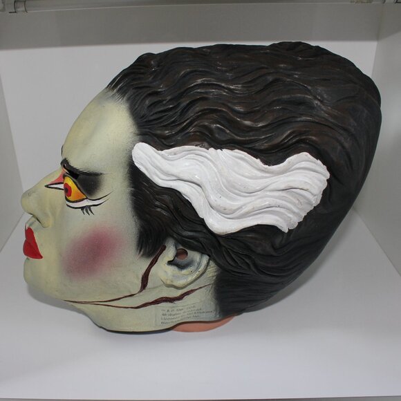 Bride of Frankenstein Halloween Mask Vintage 1997 Paper Magic Group Universal - Picture 3 of 12